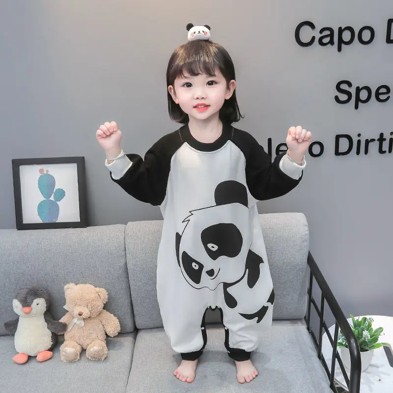 Spring Autumn Children's One-piece Pajamas Girl Baby Thin Style Pajamas Baby Home Clothes Pijamas Para Ni&ntilde;as New