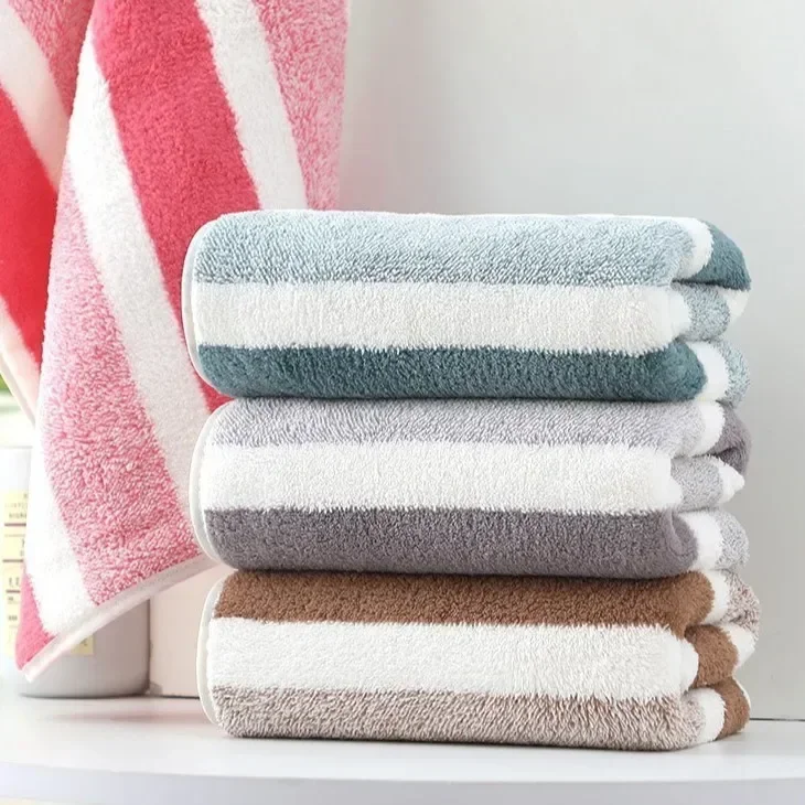 Soft Striped Bath Towel 1