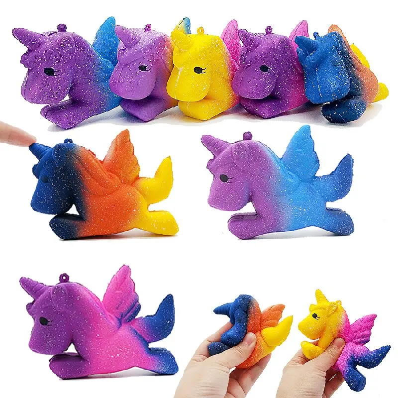 

Squishy Star Pegasus Slow Rebound Toy Pu Slow Rebound Pegasus Unicorn, Pegasus Unicorn Decompression Toy