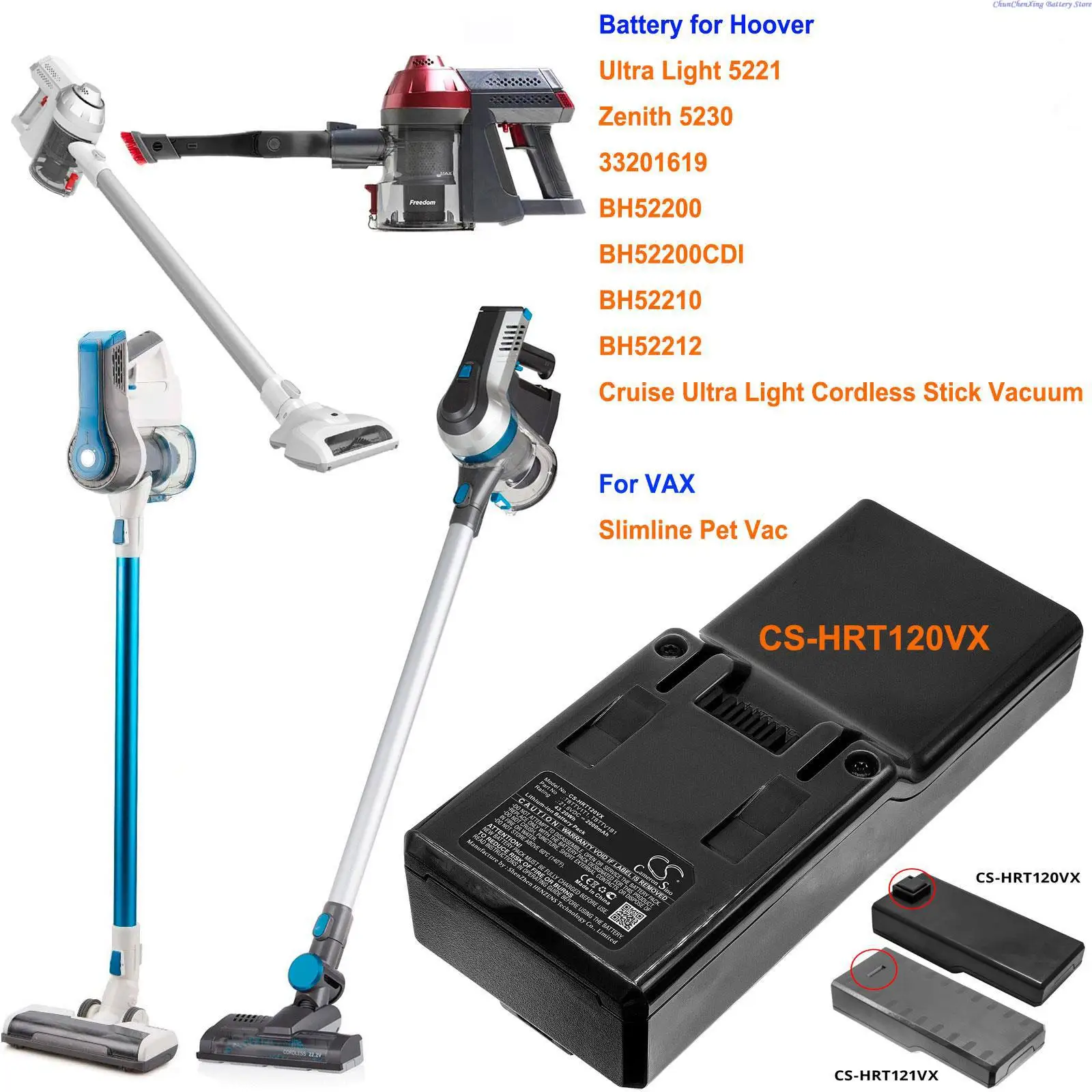 Cameron Sino 2000mah Battery For Hoover 