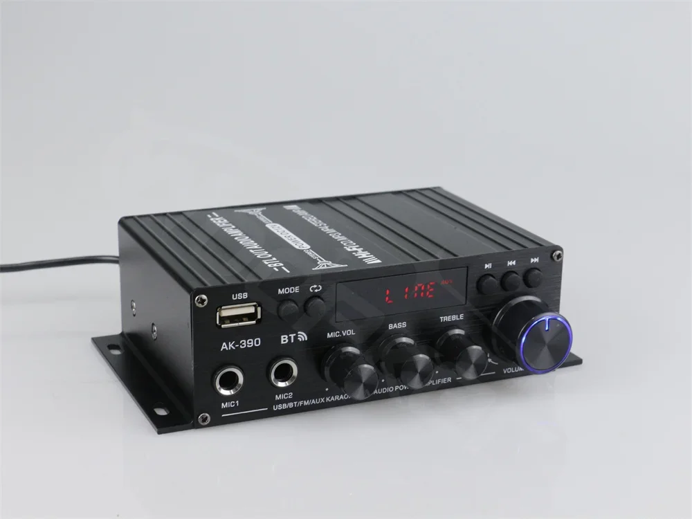 AK390 Sound Amplifier BT 5.0 HiFi Power Amplifier 800W Stereo Digital AMP BASS M