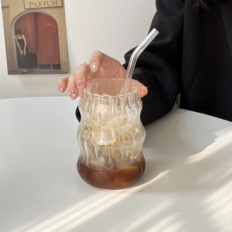 Hitzebeständiges Glas-trinkglas Für Saft Milch Kaffee Und Tee_voghion.com