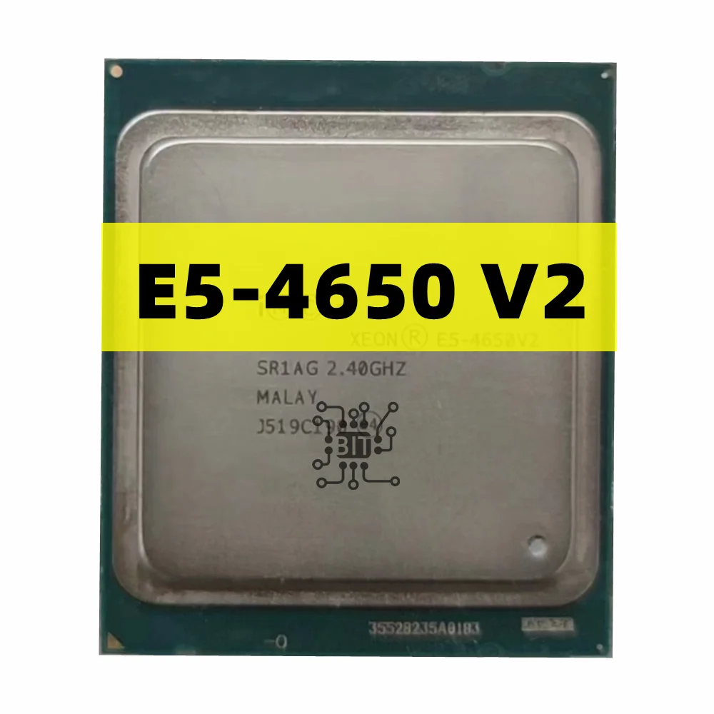 Xeon Cpu E5 4650 V2 2.4Ghz 10Core 25Mb Smartcache E5 4650 V2 Fclga2011 95W Spedizione Gratuita E5-4650V2