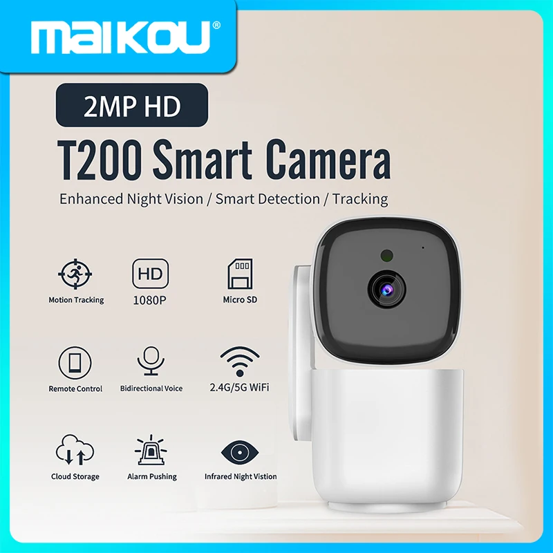 

IP-камера видеонаблюдения, 1080P, Wi-Fi, PTZ, автослежение