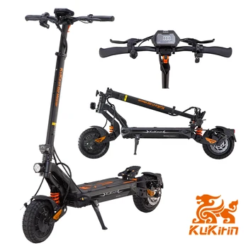 Monopattino elettrico KuKirin G2 Master con doppio motore da 2000W, batteria 52V 20.8ah, 60 km/h, sospensioni idrauliche, pneumatici all-terrain.