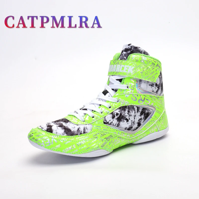 

Brand Designer High Top Wrestling Boots Breathable Comfortable Summer Sports Training Shoes Soft Bottom Professional Squat Shoes