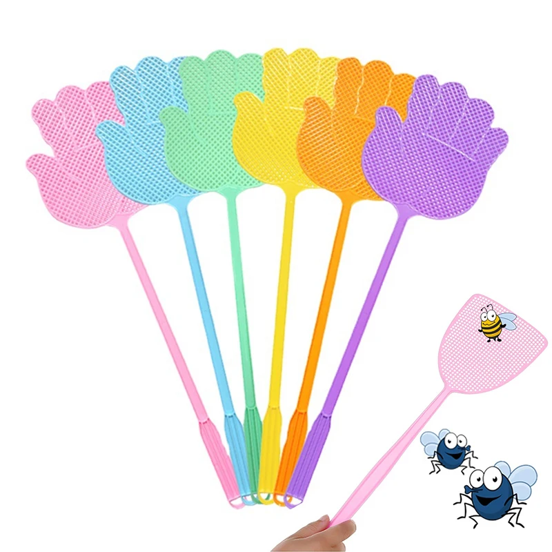 

1pcs Fly Swatters Palm Spatula Shaped Fly Swatters Plastic Mosquito Pest Control Insect Killer For Household Mosquito Swatters