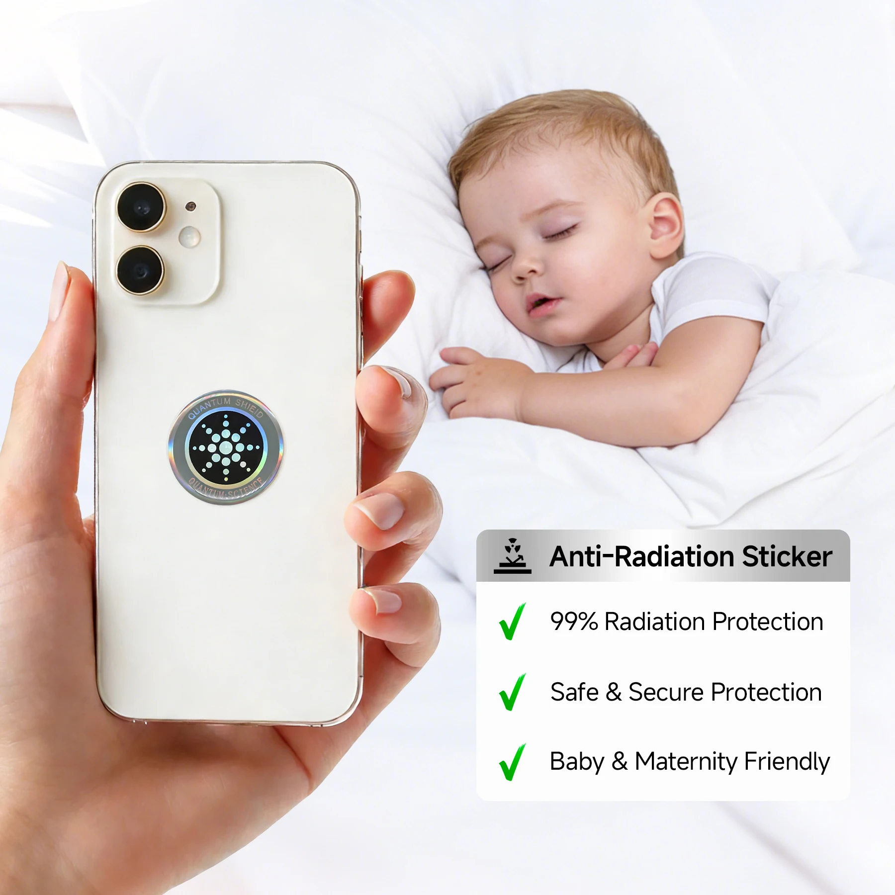 EMF Protection Anti-Radiation Sticker Set - 6 Pack