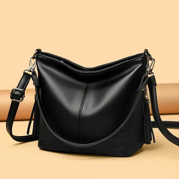 2025 Borsa a tracolla da donna Borsa a tracolla da donna in tinta unita Borsa da donna in pelle di alta qualità Piccole borse a tracolla per donna Sac A Main