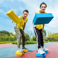 3PCS Crossing the River Brick Balance Training Children’s Adult Group Building Game Props Sense of coordination and balance