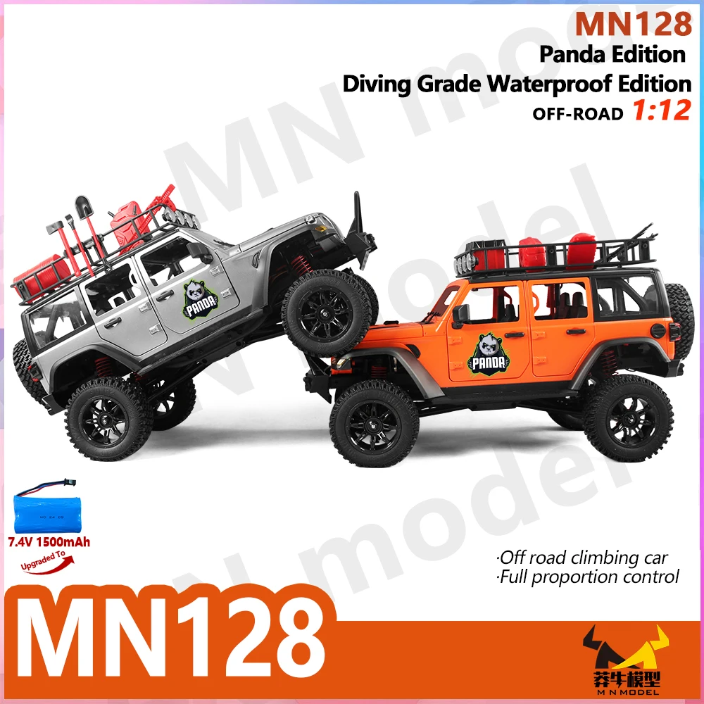 Nylon Metal 4WD RC Jeep Car 2.4G Remote Control LED Light Off Road Toy