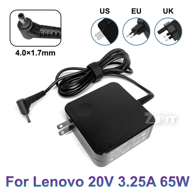 Chargeur d'ordinateur portable 20V 3.25A 65W 4.0x1.7mm AC pour Lenovo  IdeaPad 330s 320 100-15 B50-10 YOGA 710 510-14ISK Redmibook 14 13  adaptateur - AliExpress