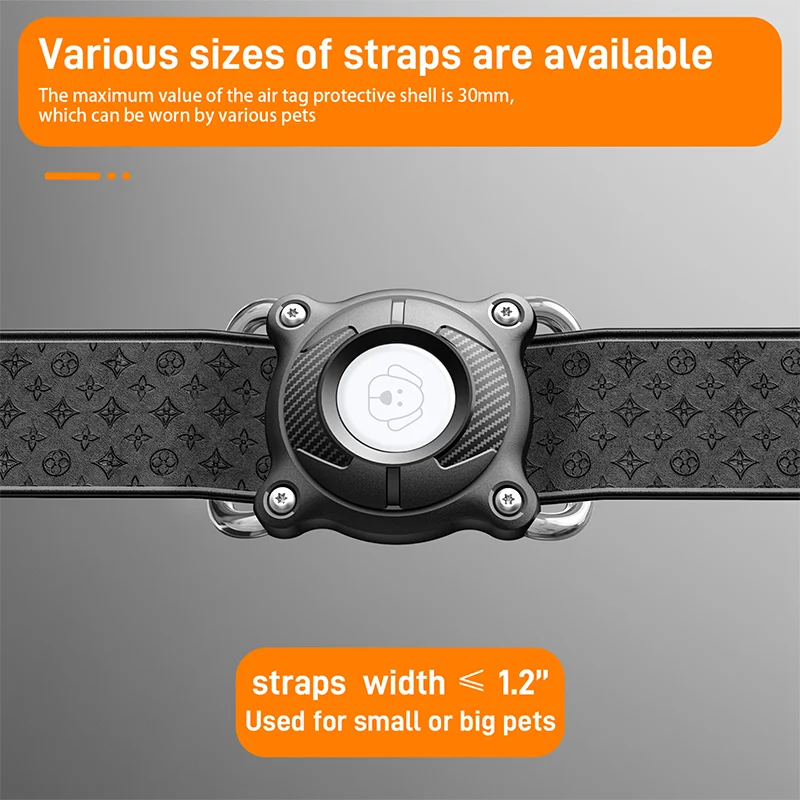 Vothoon Waterproof Case for Apple Airtag Protective Case Cover for Dog Cat Locator Tracker Anti lost Device Keychain 5