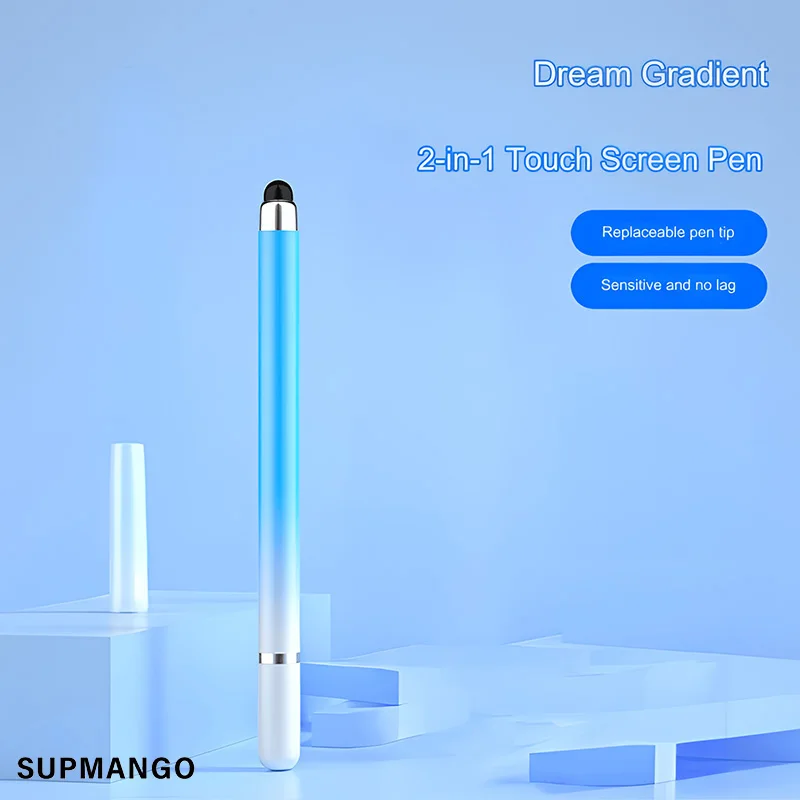 Stylus Pen 2 In 1 For Cellphone Tablet Capacitive Touch Pencil For Universal Android Phone Drawing Screen