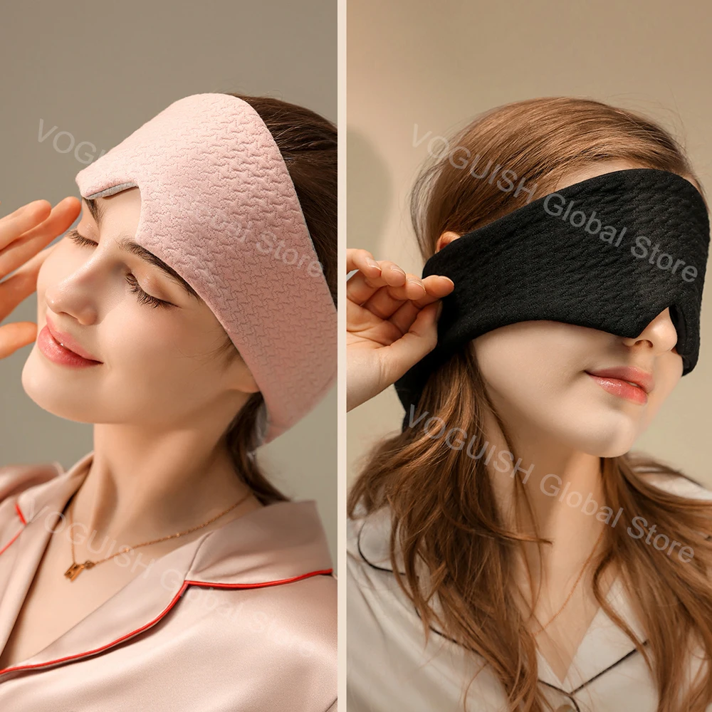 Sleeping Eye Mask with Neck Pillow Brace Support Soft Eye Patches Comfort Face Sleep Mask Eyeshade Breathable Block Out Light