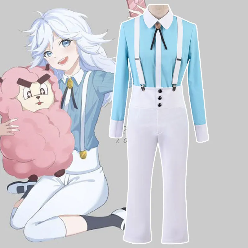 

Anime Cosplay Kemono Jihen Akira Costume Halloween Party Shirt Pants Socks Suits for Adult Women
