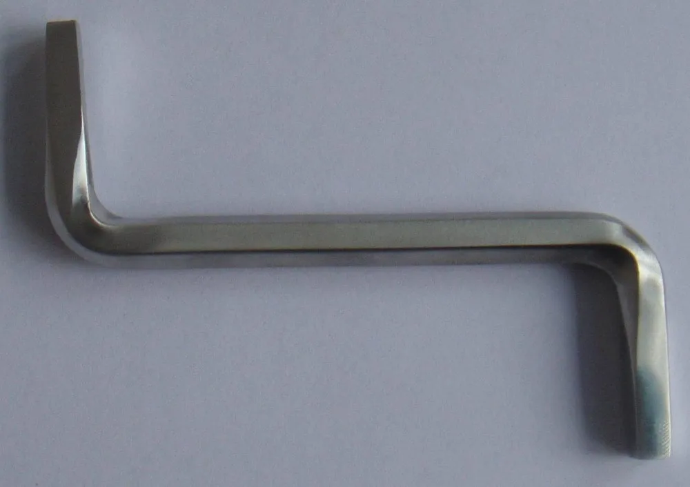 The piano tuning tool Loading and unloading plate mouth with rectangular wrench (double)