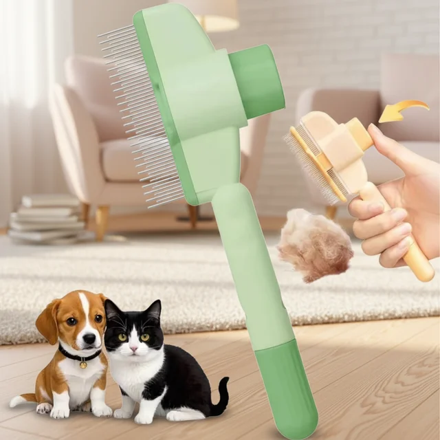 Cat Grooming Massage Brush Pet Comb Professional Open Knot Pet Hair Removal Brush Durable kitten comb Pet Accessories ﻿