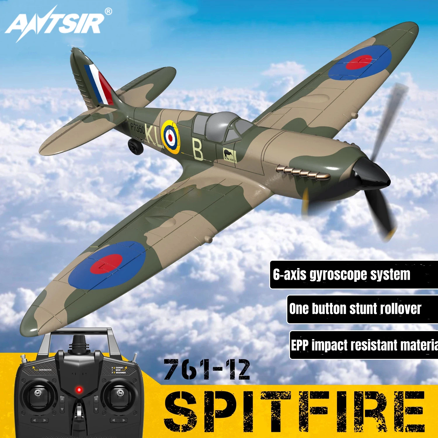 Eachine Spitfire RC Avião Controle Remoto 2.4GHz EPP 400mm Envergadura de 6  Eixos Giroscópio de Uma Tecla Acrobática Mini RTF Avião Controlado Avião de Controle  Remoto para Trainer Iniciante Brinquedos - AliExpress