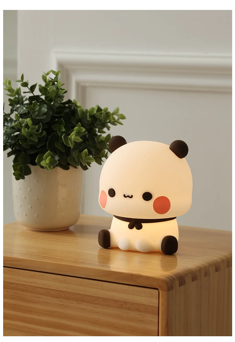 BUBU DUDU Schattig Panda Nachtlampje - 3 Dimstanden