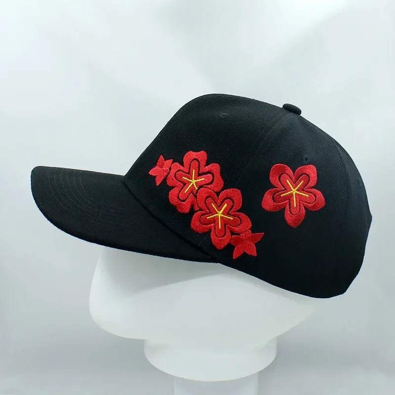 Game Genshin Impact Hutao Cosplay Hat Embroid Sun Hu Tao Peaked Cap Summer Adult Adjust Size Hat Klee Baseball Cap