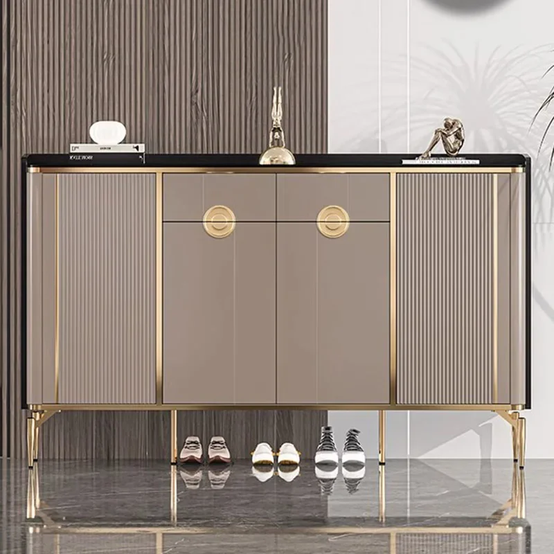 

Boots Men Shoe Rack Household Storage Mobile Large Organizer Shoe Cabinet Narrow Hallway Organizador De Zapatos Furniture