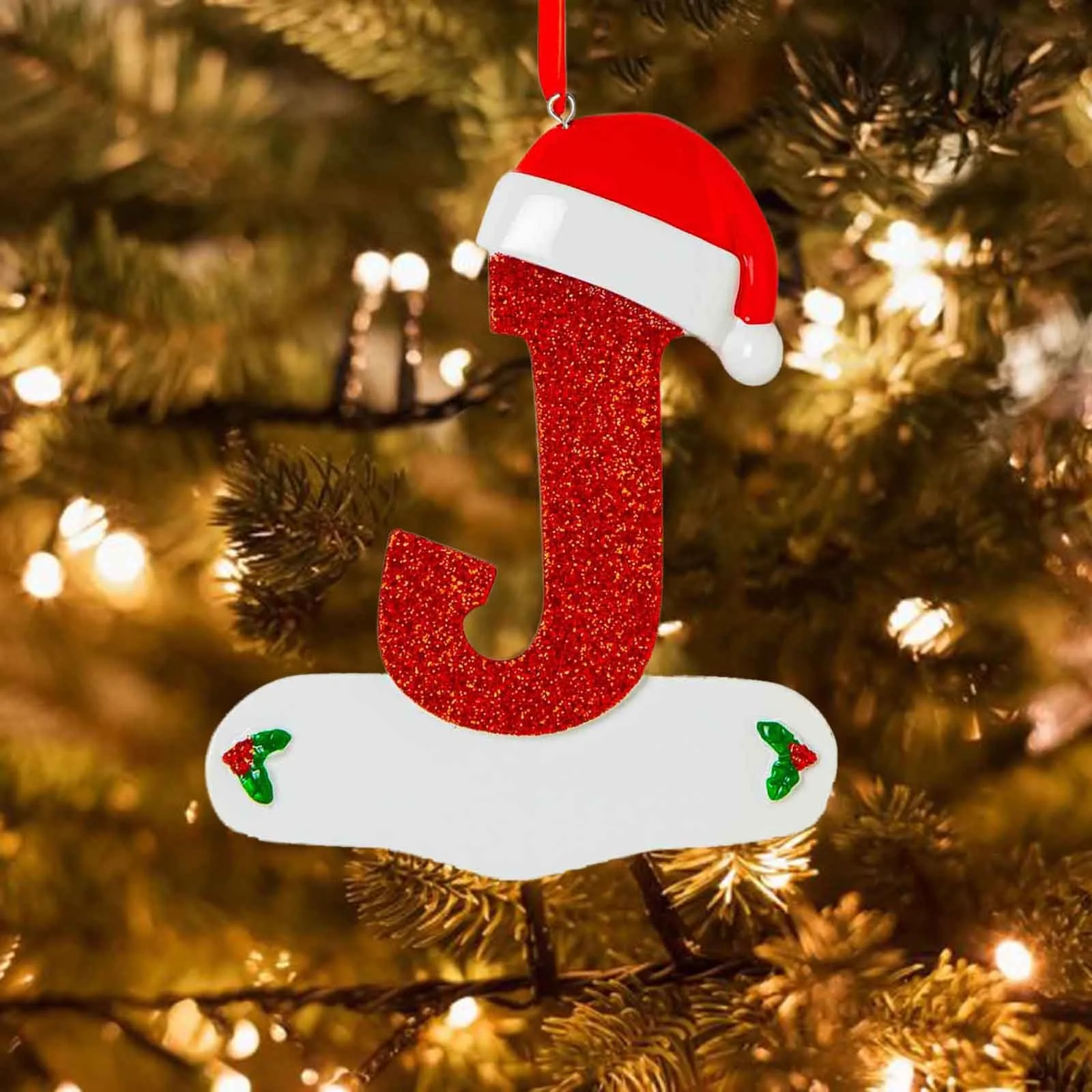 

26 Letters Christmas Tree Decoration Letter Pendant Home Holiday Acrylic Flat DIY Hanging Xmas New Year Decor Ornament Navidad