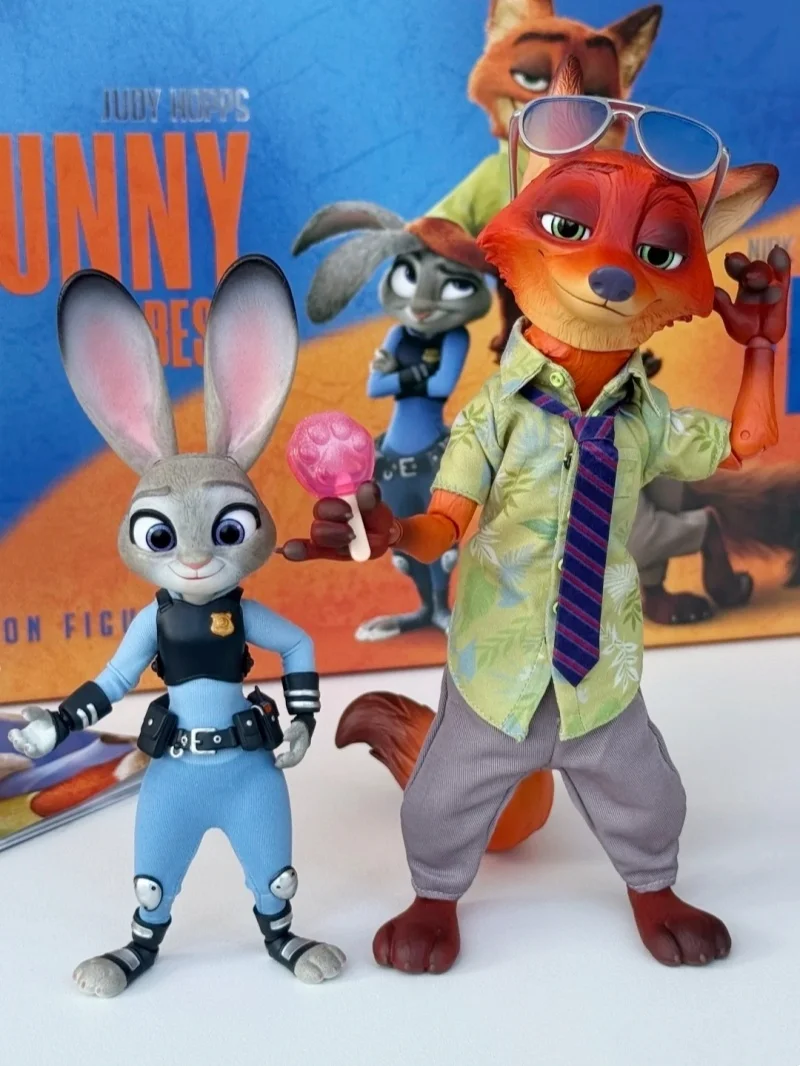 Disney　Zootopia Series-Nick/Judy フィギュア Disney Zootopia Nick & Judy Selfie Figure Happy Kuji A Prize Japan