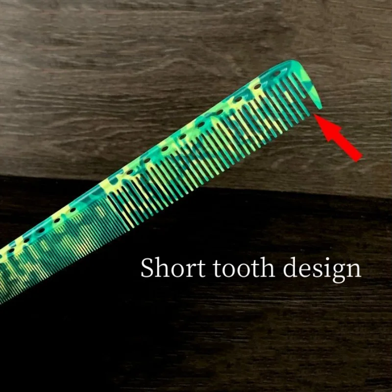 Barber Comb Green Camouflage Hair Cutting Comb Haircut Combs Barber Shop Hairdressing Brush Hair Salon Hairdresser Styling Tools 3