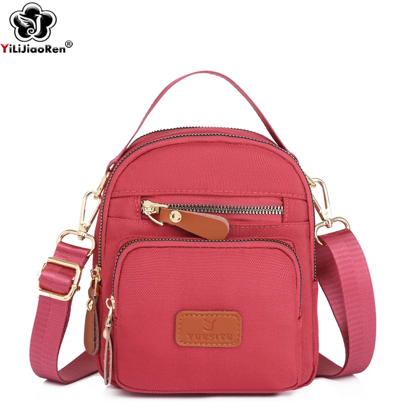 

Fashion Small Handbags Ladies Multi Pocket Crossbody Bags Women Waterproof Nylon Shoulder Bag Female Lightweight Top-handle Bag