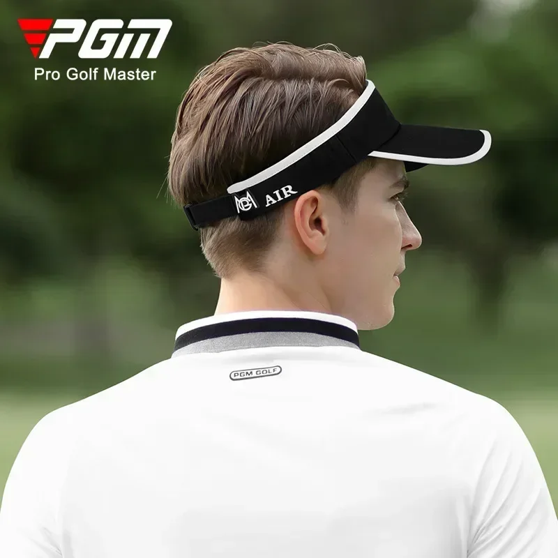 PGM Men's Golf Caps no top hats Sun Protection Shade Breathable Male Casual Cap Moisture Wicking Sun Hat MZ045