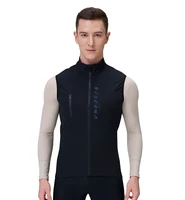 HISERWA Men Cycling Vest Windproof Breathable Mountain Bike Lightweight Sleeveless Gilet High Quality MTB Road Cycling Jersey 2