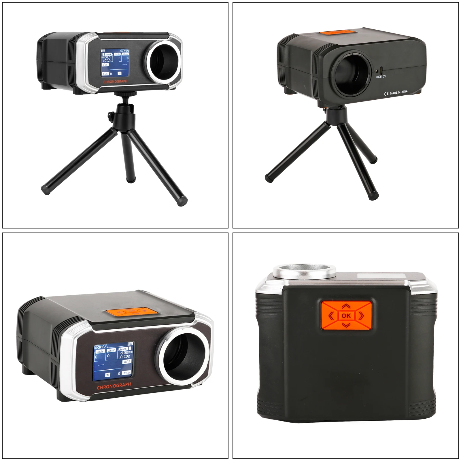 Cronografo Digitale Per Tiro &ndash; Misuratore Velocit&agrave; FPS Proiettili/frecce 1-2000 M/s &ndash; Senza Marca