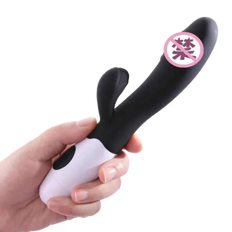 Rabbit Vibrator for Women G Spot Dildo Dual Vibration Silicone Waterproof Female Vagina Clitoris Massager Sex Toys For Women