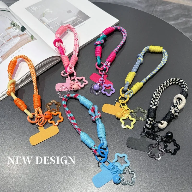 Universal Phone Lanyard Strap with Star Bell Pendant