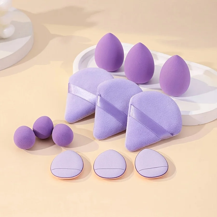 12-Pieces-Face-Makeup-Sponge-Puff-Set-Mini-Makeup-Beauty-Eggs-and-Soft ...