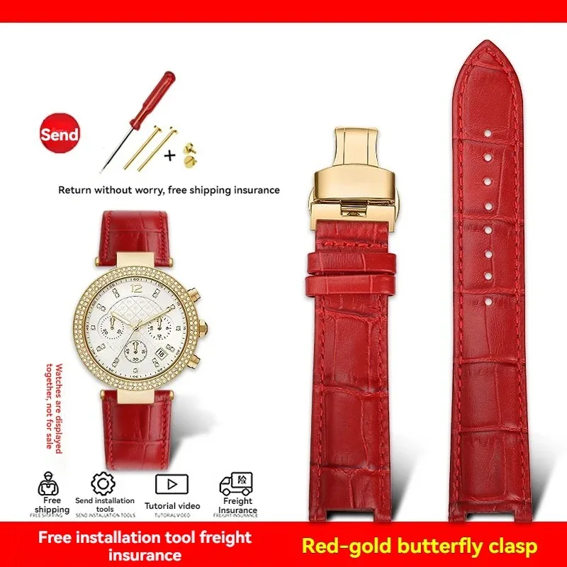 Luxurious Genuine Leather Watch Strap – Premium Cowhide Calfskin, Various Sizes Available
