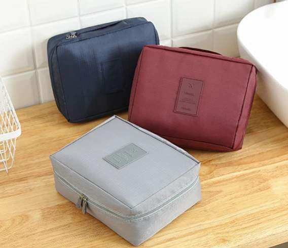 Knitting Tool Organizer Portable Needlework Storage Bag Mesh Divider Pouch Yarn Knitting Tools Organizer Cases Storage DIY Apparel Travel Wash Bag