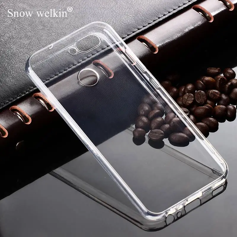 Snow Welkin Transparent Ultra Thin Silicone Soft TPU Phone Back Cover Case