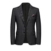 Men 2023 New Advanced Fashion Business Handsome Fashion Casual Four Seasons  Polyester  Mens Blazer Jacket  Regular  Blazers 1