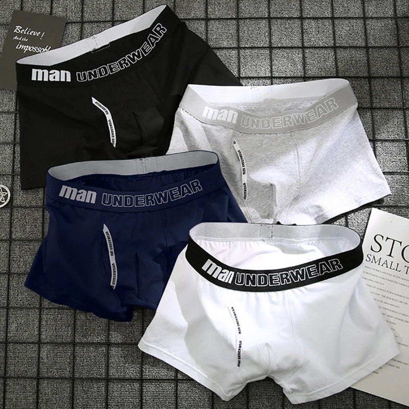 

Boxer Men Underwear Sexy Knickers for Men Under Wear Cotton Underpants Male Pure Breathable Shorts Panties Comfortable Boxers