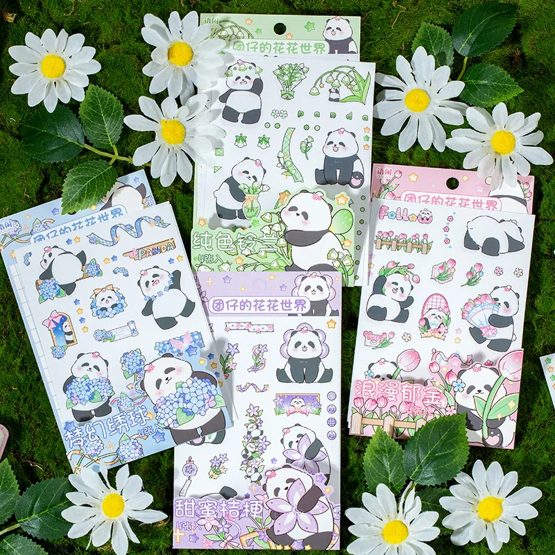 4pcs/Lot Tuanzi's Flower World Sticker