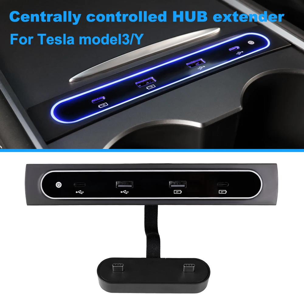 

USB-разветвитель для Tesla, интеллектуальная док-станция