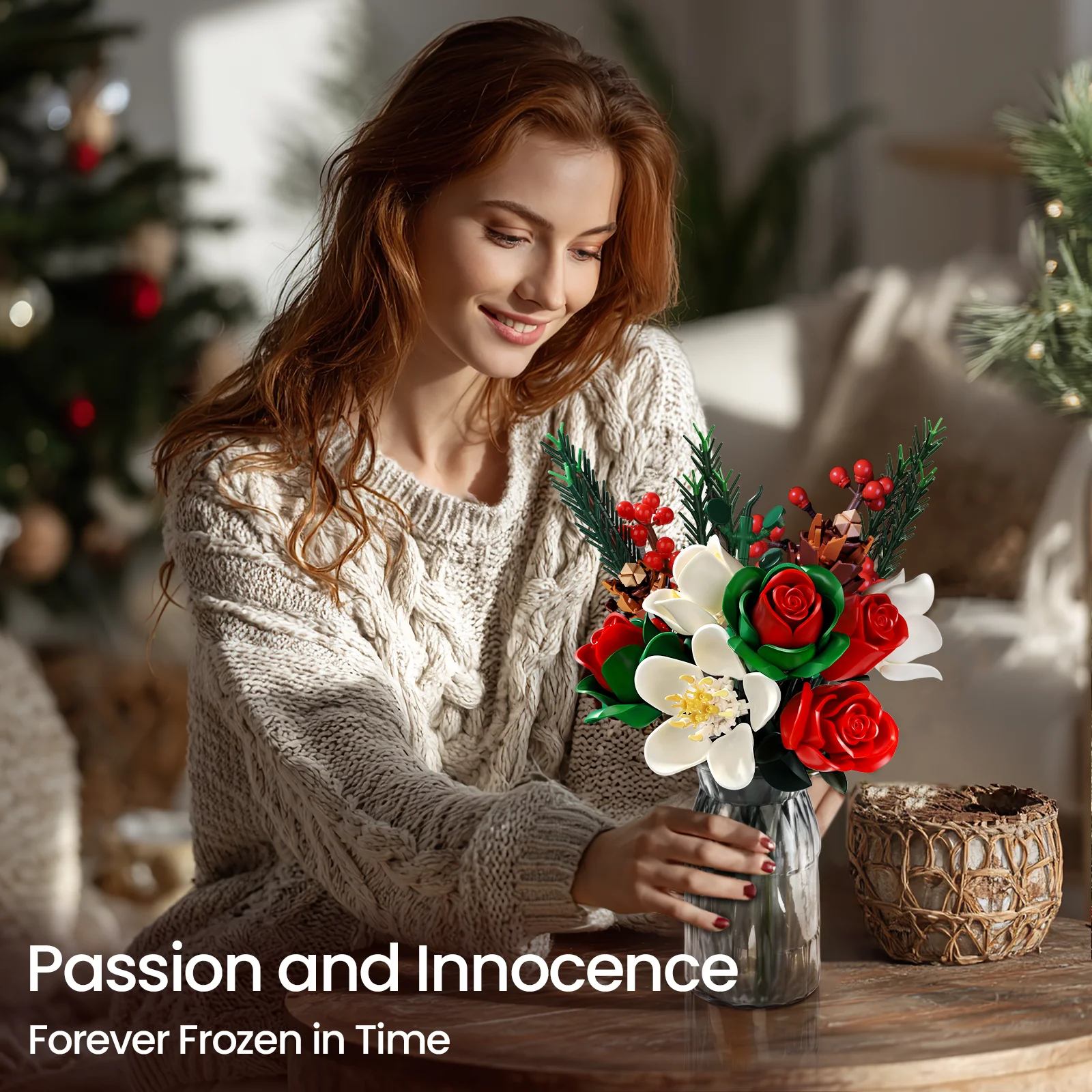 Gelber Blumenstrauß Bausatz Mit Rosen Für Kinder Und Erwachsene_voghion.com