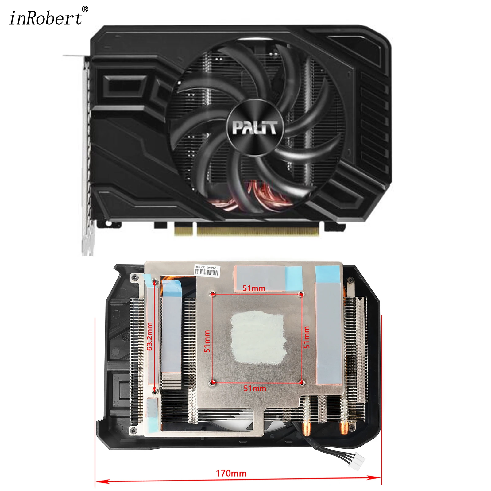85mm FDC10U12S9-C GPU HeatsinkCooling Graphics Fan Replacement For PALIT GeForce RTX 2060 StormX OC RTX2060 Graphics Video Card