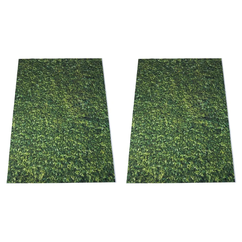 

RISE-2Pcs 5X7ft(150X210cm) Nature Green Grass Backdrops Photography Wedding Or Children Birthday Background