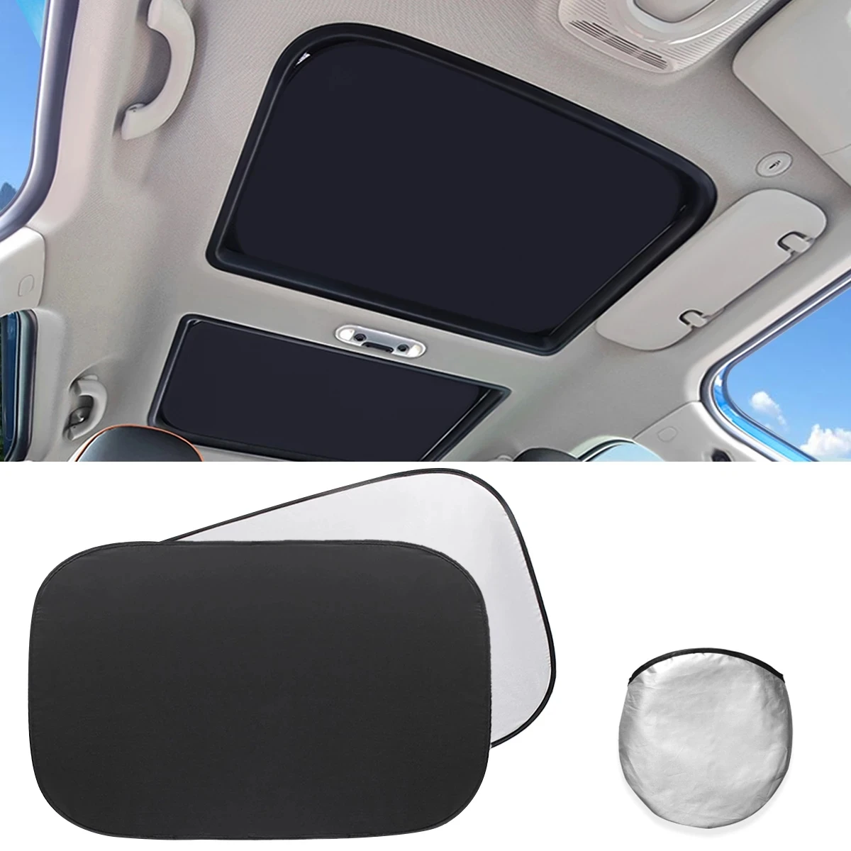 Rideaux Pare-Soleil Toit Ouvrant Pour Audi Q5 2009-2017 | Protection UV Et Intimité | Réf 1K9877307A