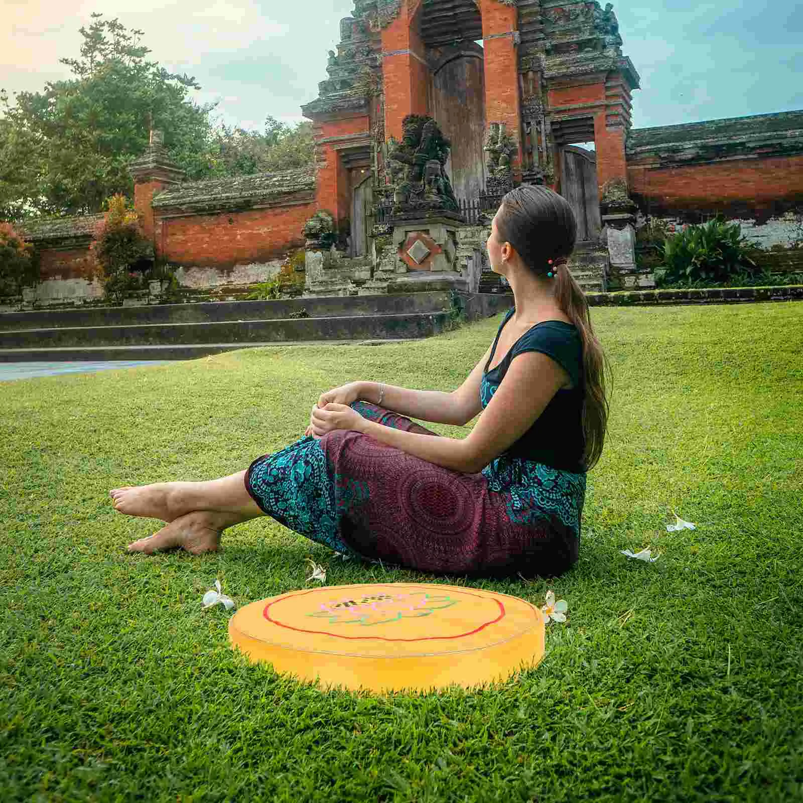 Floor Cushions Meditation Cushion Floor Pillow Yoga Bolster Tatami Cushion Mat Seat Pad Sitting Zafu Meditation 4