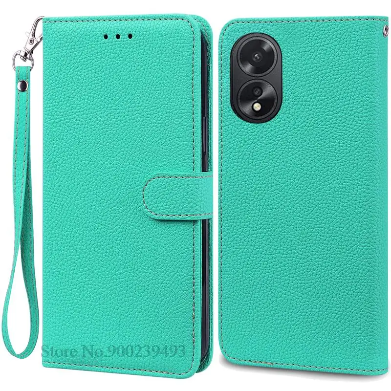 Leather Flip Wallet Phone Case with Silicone Cover - Elegant Design