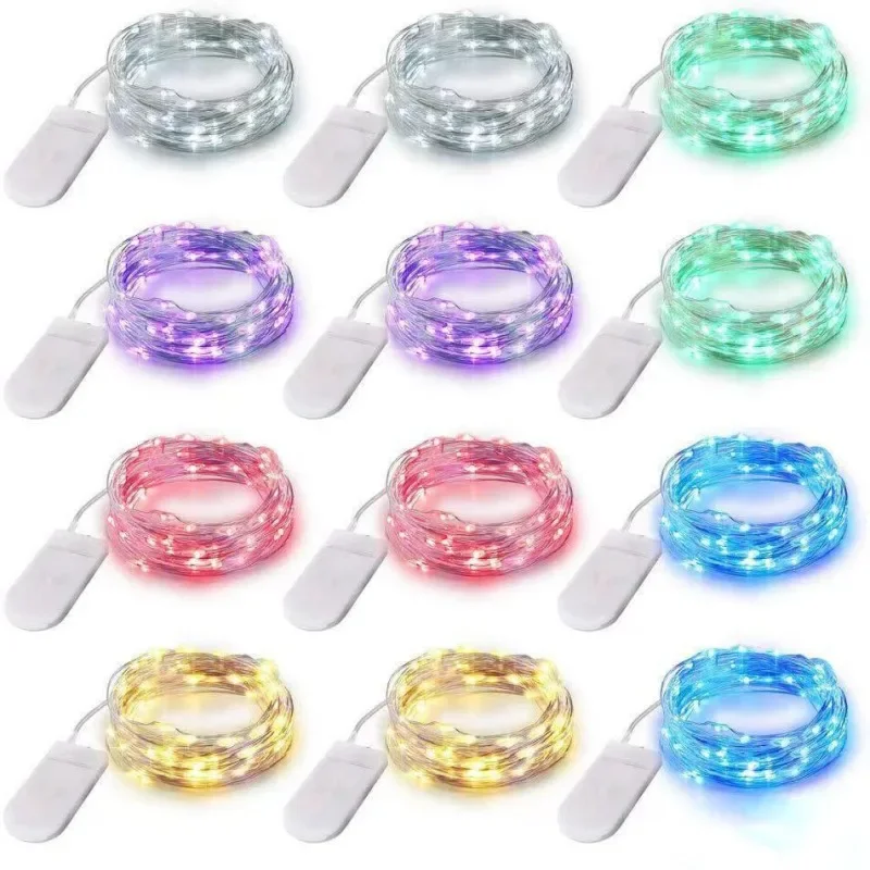 Enchanting LED Fairy String Lights - Waterproof Silver Wire for Magical Wedding & Christmas Decor